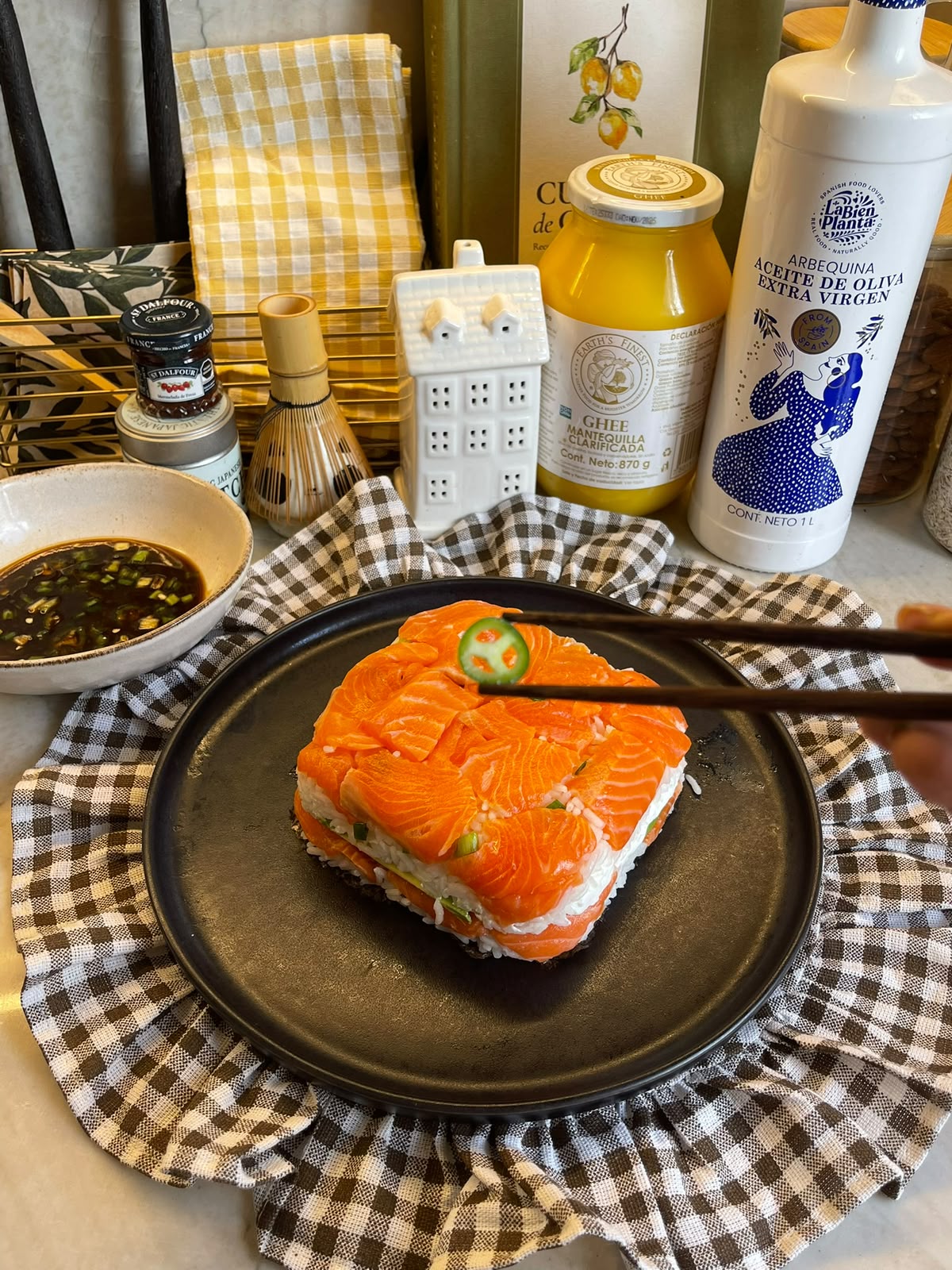 Tazón de arroz y Salmón galería 3